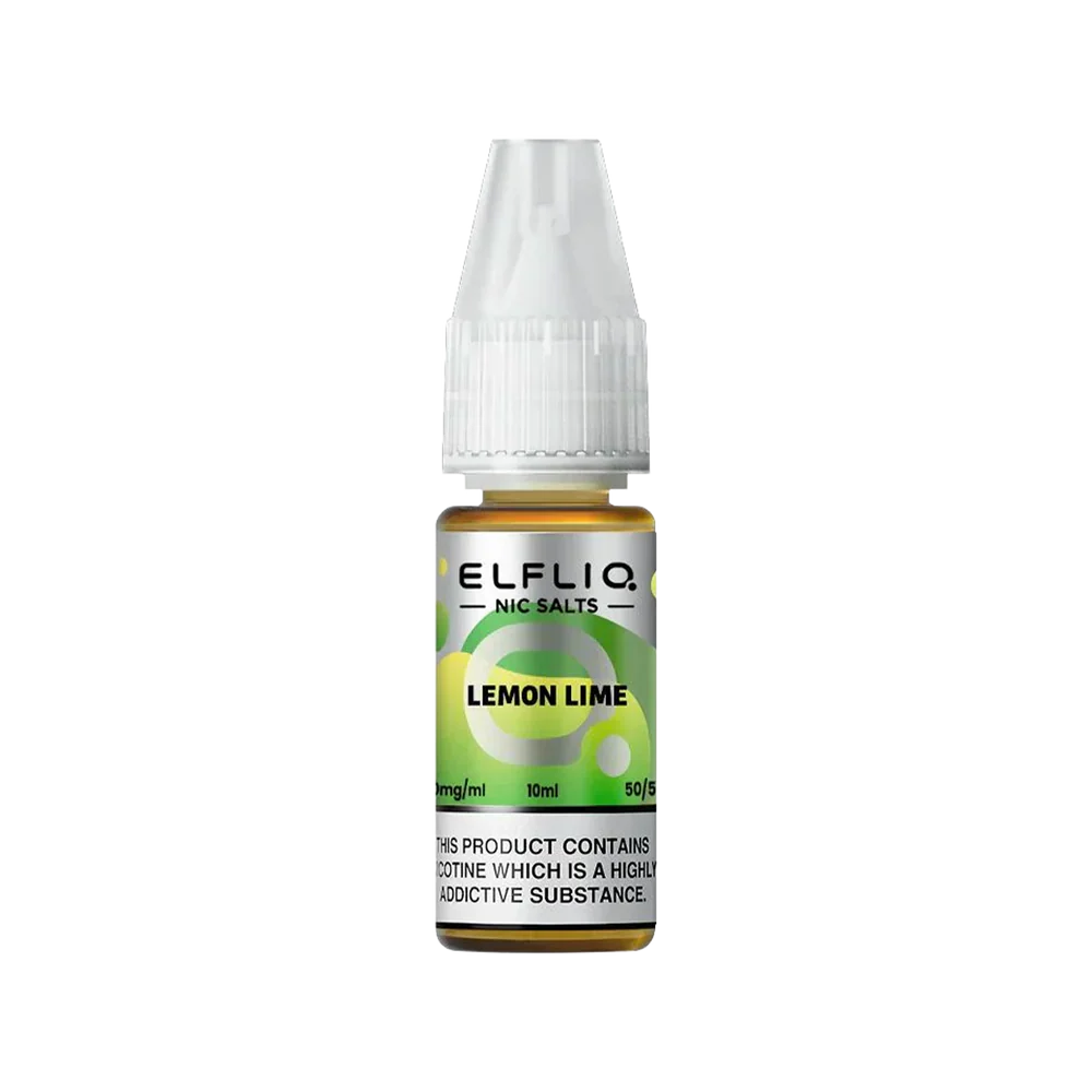 ELFLIQ Nic Salts Pack of 10 - Lemon Lime