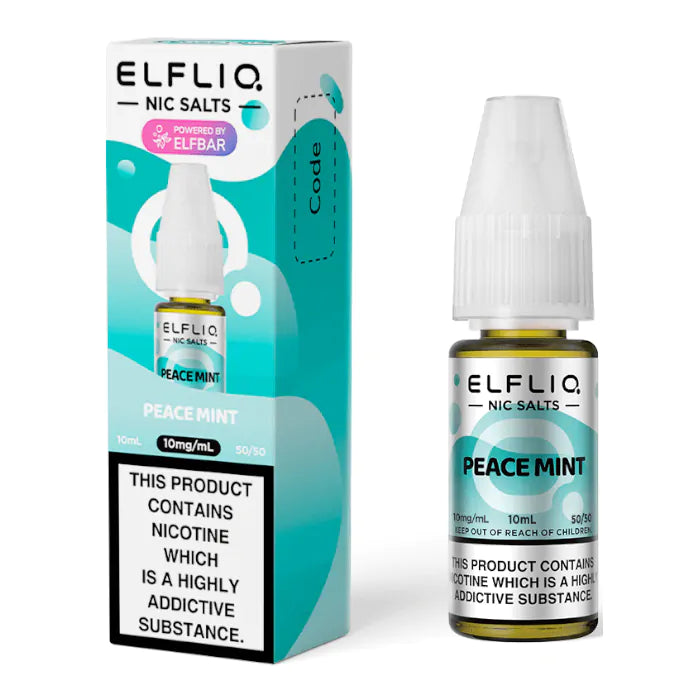 ELFLIQ Nic Salts Pack of 10 - Peace Mint