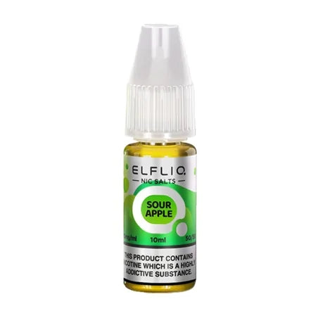 ELFLIQ Nic Salts Pack of 10 - Sour Apple
