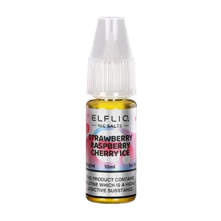 ELFLIQ Nic Salts Pack of 10 - Strawberry Raspberry Cherry Ice