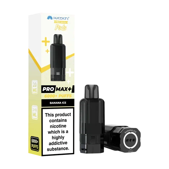 Hayati Pro Max Plus 6000  Prefilled Pods - Box of 5