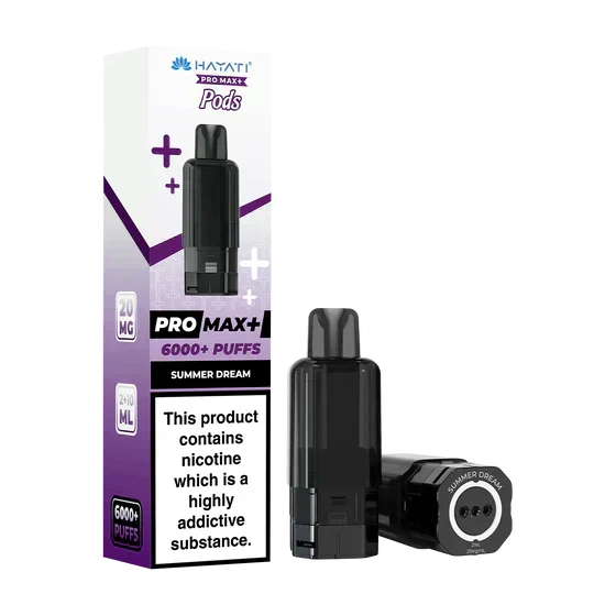 Hayati Pro Max Plus 6000  Prefilled Pods - Box of 5